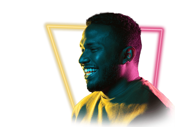 Jean african american man smiling hexagon 2022-02